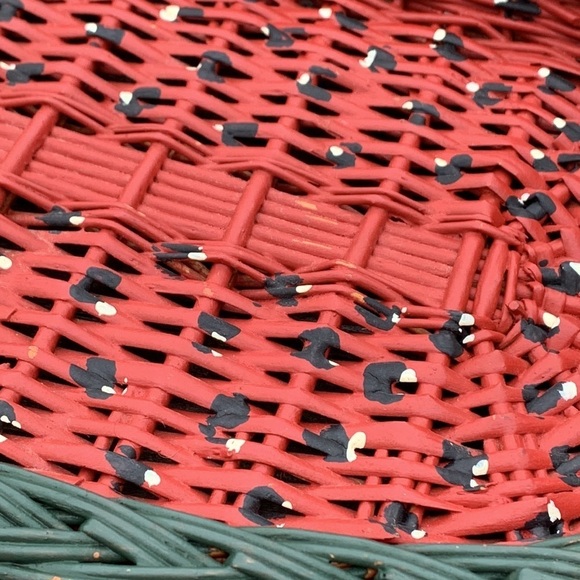 Watermelon Wicker Serving Tray - Picture 2 of 8